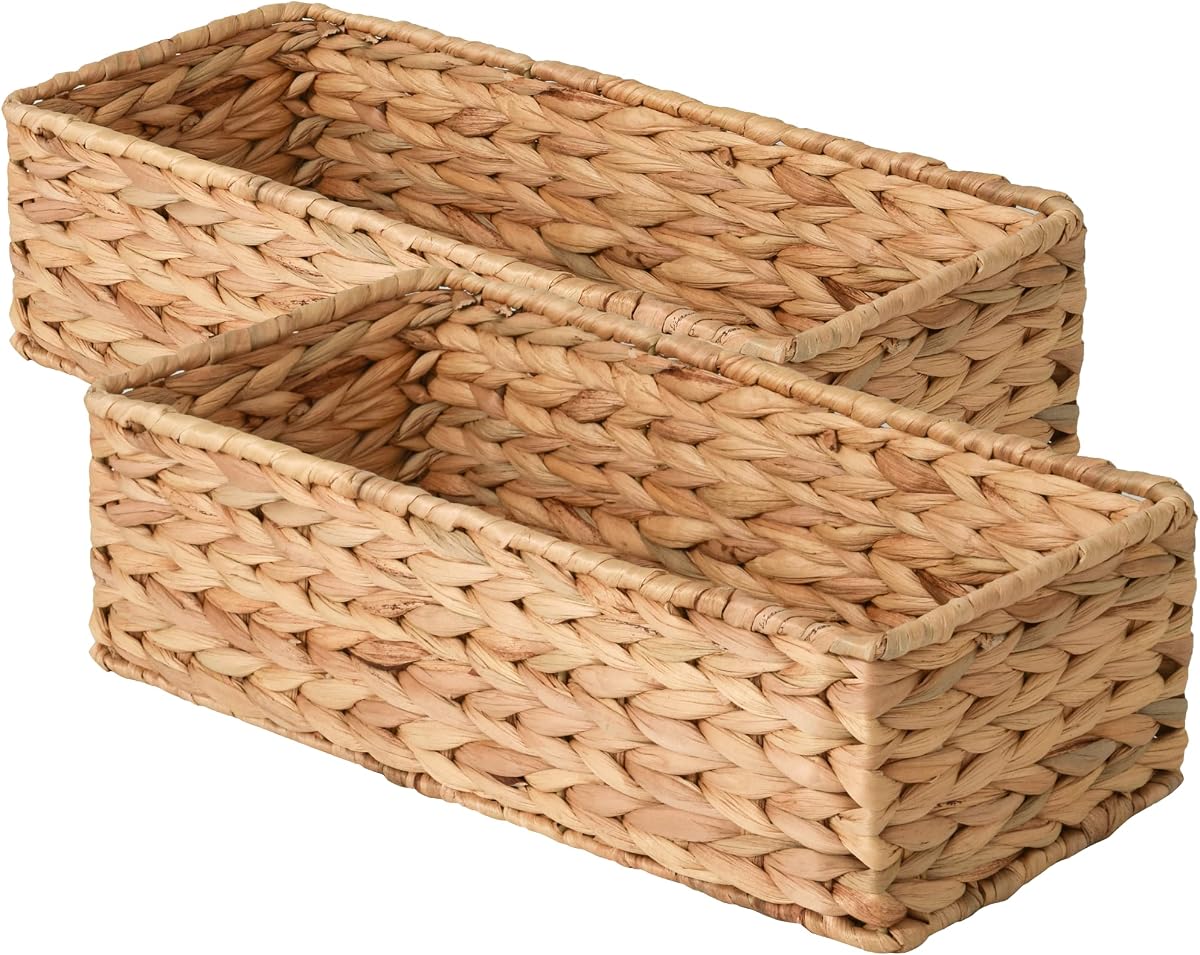 Narrow Toilet Paper Storage Basket
